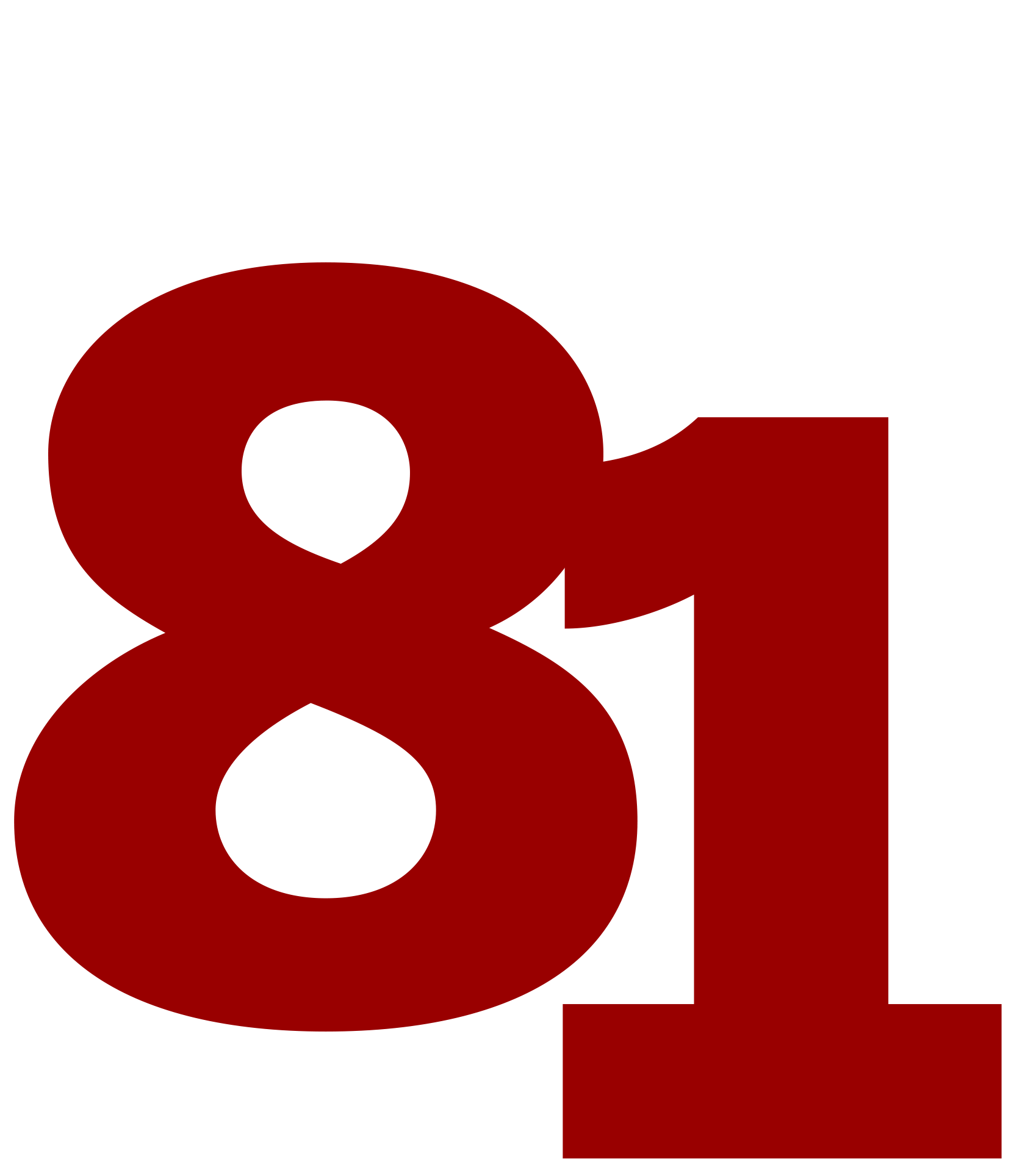 A large number eighty-one.