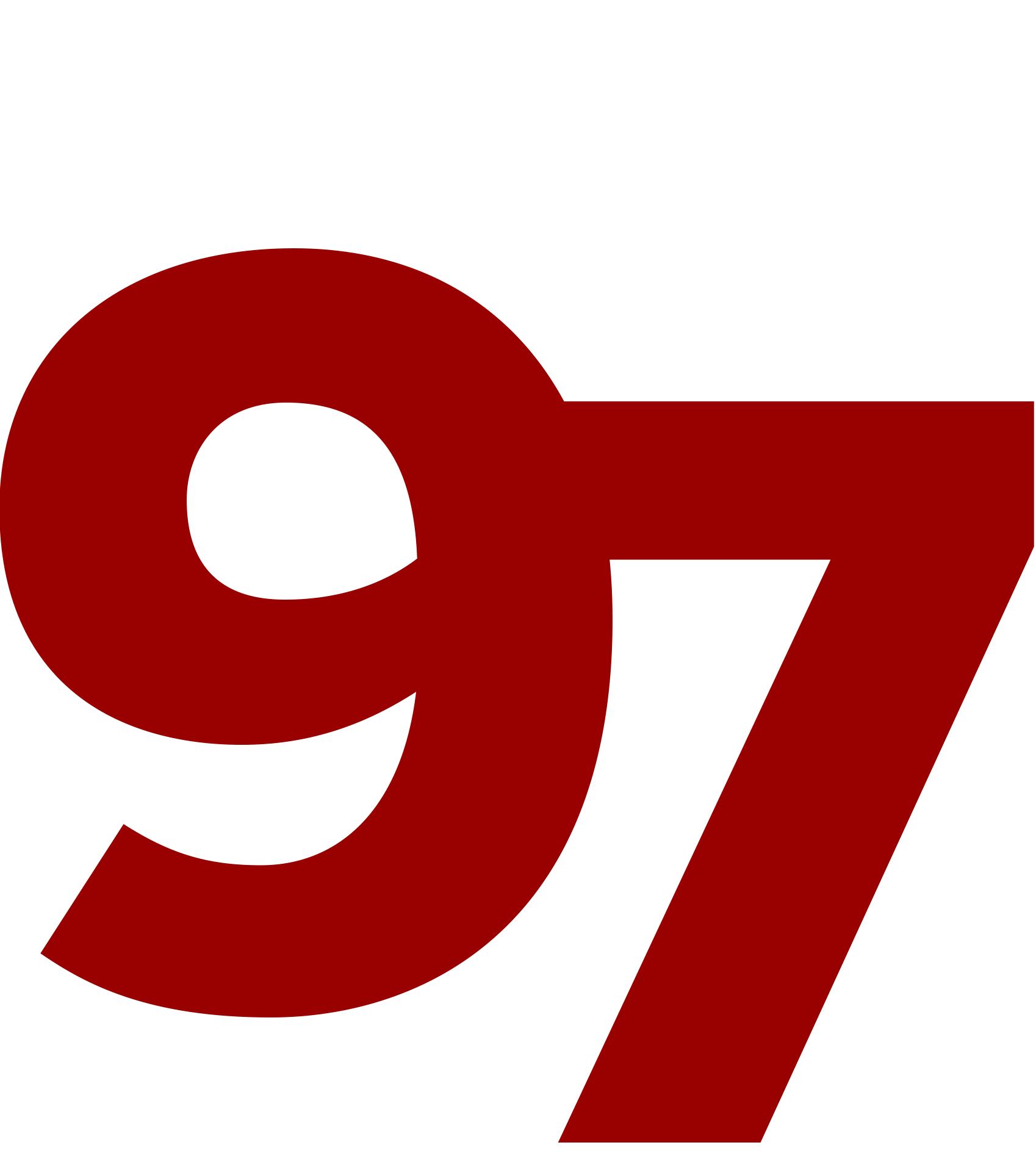 Number 97 PNG