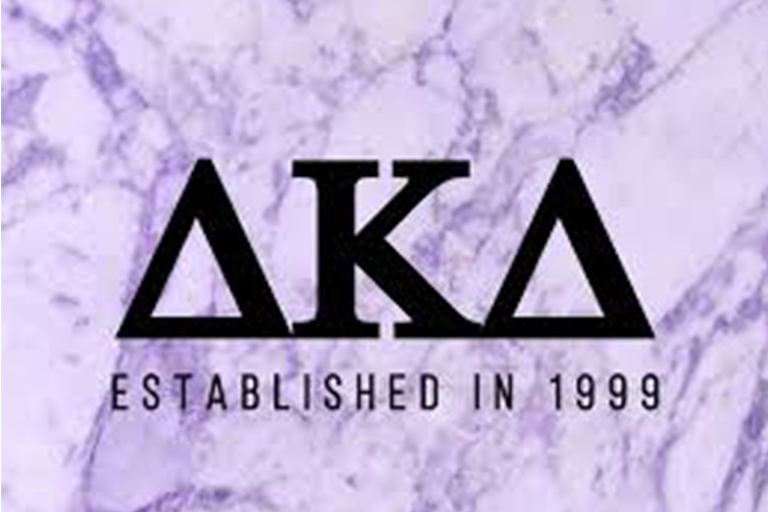 Greek letters delta kappa delta, established 1999.